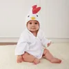 baby robes boys and girls autumn winter children lovely cartoon fleece bathrobe sleepwear home wear pajamas clothing