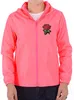 Розовый куртка Ветровка Мужчины и женская куртка Новая мода белая и черная роза