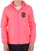 Chaqueta rosa Chaqueta cortavientos para hombre y mujer Nueva moda Rosas blancas y negras Abrigo de prendas de vestir