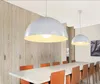 Moda moderna simples única cabeça E27 droplight criativo multicolor semicírculo estilo droplight restaurante bar sentado iluminação lustre