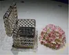 Boîte à bijoux en perles de cristal pour la décoration de mariage