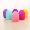 1000Pcs Egg Cleaning Glove MakeUp Washing Brush Scrubber Board Cosmetic Brushegg Cosmetic Brush Egg 8 colors brushegg