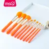 MSQ New Arrival Makeup Brushes Set 9PCS Pulver Foundation Blandning Lip Make Up Brush Kit Eyeshadow Concealer Kosmetisk borsteverktyg