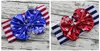 10pcs women/baby the USA flag knotted bronzing Bow Turban Twist hair band flower 4th of July headband Head Wrap stripe stars HeadWrap FD6549