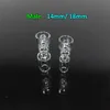 Rauchen Zubehör 14mm Domeless Quarz Nagel Echtes Material 18mm Weibliche Männliche Joint Nägel Für Bohrinseln Glas Bongs