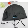 Bluetooth Hat Music Beans Cap Bluetooth V4.1 Stereo Wireless Słuchawki Mikrofon Głośnomówiący DLA IPHONE 7 Samsung Galaxy S7 Muzyczny kapelusz