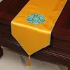 Вышивка счастливый стол бегуны китайский стиль ткань искусства высококачественный дамасский журнальный столик ткань обеденные столовые подушки для свадебных вечеринок украшения