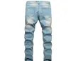 Heren jeans Hot Street Style Ripped High Street Herfst Lente Herfst Nieuwe rechte potloodbroek