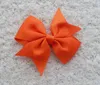 10% AV 120 st / parti 3-3,5 tums barnbågar, hårbågar Grosgrain Ribbon Bow Bifogat med fodrad Alligator Clip Children Tjejhuvudbonader.