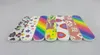 500 Mini Colorful Emery Boards Nail Files Buffer Buffing Crescent Grit Sandpaper File Gratis frakt#NFZ009 Bästa kvalitet