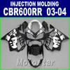 Hot! Injection Molding black fit for HONDA CBR 600RR fairing 2003 2004 cbr600rr 03 04 bodykits KDT5