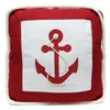 Pillow Case Wholesale 40 40cm Mediterranean Rudder Anchor Sailing Boat Canvas Cushion Covering Office Home Pads1