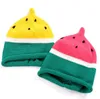 Baby Toddler Knitted Crochet Watermelon Hat Boy Girl kids Winter Warm soft Knit Cap Christmas presents 1Y- 10Y