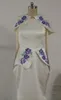 Aamazing Sukienki celebrytów haft z frędzlami ozdobionymi rozciętymi sukniami wieczornymi balowymi z odłączanym na ramionach pelery 2019 Myria4198658