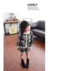 Alto Bebê Bonito Meninas Houndstooth Cardigan Curto Dois Peças Suits Roupas De Roupas Conjuntos Meninas Boutique Roupas Crianças Crianças Roupas