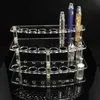 Electronics Acrylic Vape Display Stands Racks Mod Battery Showcase Shelf Holder for E Cig Kit E Cigarettes Vaporizer Pen ECigarett4921667