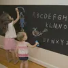 DIY Blackboard Autocollant Imperméable À L'eau De Vinyle Chalkboard Stickers Muraux Amovible Blackboard Autocollant avec 5 Craies