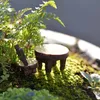 4 SZTUK Vintage Table Krzesło Bajki Ogród Dekoracji Home Decor Terrarium Figurki Miniatury Baison Narzędzia Żywicy Craft Gnomes Akcesoria domowe