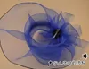 Brittiska retro blomma brudhattar kristallsmycken överdrivning tillfälle hattar huvudbonad hår tillbehör flerfärger bröllop hattar w293q
