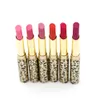 Batons Lábio Mancha O Bálsamo de Maquiagem Lot Hot Fashion Leopard 24 Pcs 12 cores Hidratante Doce Vermelho Batom Set P8505