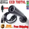 700TVL OSD mini bullet camera Sony Effio Wide Angle ccd mini cctv camera Security Camera 960H 4140+672\673 DHL Free shipping