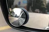 360 Degree Car Mirror Wide Angle Round Convex Blind Spot Mirror For Parking Rear View Mirror Rain Shade