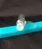 Kostenloser Versand ----- 2015 neuer Mini-Außenfilter Shisha aus transparentem Glas / Glasbong, Größe 10 * 2 cm, einfach zu tragen und zu verwenden