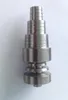 titanium nail domeless universal male female fit 10mm 14mm 18mm 6in1 for glass bongs glass tube free