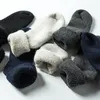 Wollmischungssocken, dicke Herrensocken, Winter, warme Wollmischung, Schlaufe, Komfort, Freizeitsocken