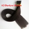Pre bonded I Tip brazilian human Hair Extensions 100g 100Strands 18 20 22 24inch Straight Indian hair products more colors