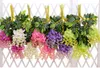 1.1 Meter Long Elegant Artificial Silk Flower Wisteria Vine Rattan For Wedding Centerpieces Decorations Bouquet Garland Home free DHL