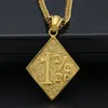 Heren 18K vergulde hiphop 1% één procent hangerketting met 5 mm 70 cm Cuba-ketting HOGE KWALITEIT vermeil hiphopsieraden.