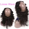 360 Lace Frontal Brazilian Human Hair Body Wave Loose Wave Deep Wave Straight Kinky Straight Frontal Closure Brazilian Virgin Hair9890047