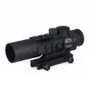 Airsoft Tactical Optic Rifle Scope Burris Ar-332 3x Prism Red Dot Syn med Ballistic CQ Reticle för jakt efter fotografering