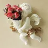 Europeanism environment-protective resin angel wall-mounted silk flower vase three branch of artificial flower tie-in sale angle