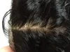 Chiusura della base della seta dei capelli della seta dei capelli brasiliani vergine 4x4 Chiusura del pizzo superiore della seta con i capelli del bambino Nodi sbiancati GRATUITAMENTE Medio