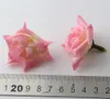 300pcs Rosas rosa Cabeça de flor As flores de casamento artificial de flores 5cm6895635