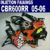 Black motobike fairings! Injection Molding for HONDA CBR 600 RR fairing 2005 2006 cbr600rr 05 06 cbr 600rr fairings kit UC5X