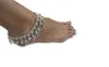 Fashion Women Hot Multi Chain Bells Tassel Anklet Ankle Bracelet Foot Jewelry Barefoot Beach Anklets Wholesale 12 Pcs