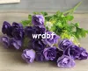 Bouquet de roses de printemps en soie 33 cm / 12,99 "Longueur Fleurs artificielles Roses Camélia 6 tiges pour bricolage Bouquet de mariée Pièce maîtresse de mariage