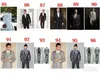 2016 Custom Design Two Buttons Red Groom Tuxedos Black Notch Lapel Groomsmen Men Wedding Suits ( jacket+Pants+tie)