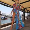 Sexy Womens Badsuits Beach Cover Up Jurken voor Dames Plus Size Badmode Fat Zwemmen Dragen Dames Groothandel Onregelmatige Chiffon Badpak