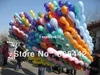 Büyük indirim!! 100 Adet / grup Vidalı Spiral Şekil Lateks Balon, Parti Tatil Dekorasyon Balonlar, Renkli Ücretsiz Kargo 8490