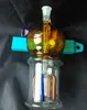 wholesale free shipping new Colored apple style glass hookah / glass bong, high 16cm, gift accessories (pot, walk the plank, straw)