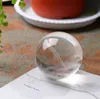 5060 mm Clear Crystal Ball Smelting Stone Crystal Sphere Crystal Healing Crafts 홈 다공 예술 선물 선물 1609845