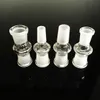 Hookahs Glass Adapter Drop Down Water Pipes Adapter Male Female 10mm 14mm 18mm Bästa kvalitet