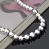 Free Shipping with tracking number Top Sale 925 Silver Bracelet 6M hollow beads Bracelet Silver Jewelry 20Pcs/lot cheap 1599