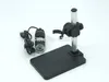 Partihandelfri frakt 1000X USB Digital Microscope + Hållare (Nytt), 8-LED-endoskop med mätprogram USB-mikroskop + pincett