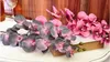 Autumanl Moth Orchid flower butterfly orchid artificial flower pu flower for home wedding decoration whole saler free DHL shipping HM015