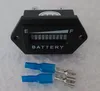 Hexagon 10 Bar LED Digital Battery Gauge Charge Indicateur Indicateur de niveau de batterie pour golf chariot chariot élévateur12V 24V 36V 48V8853929